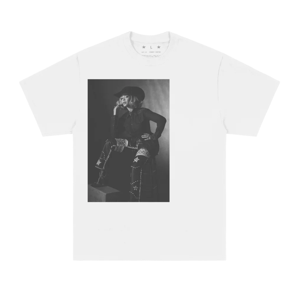 COWBOY CARTER SHORT SLEEVE TEE – WHITE